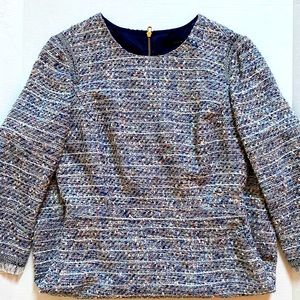 Bouclé J.Crew 3/4 Sleeve Sheath Dress